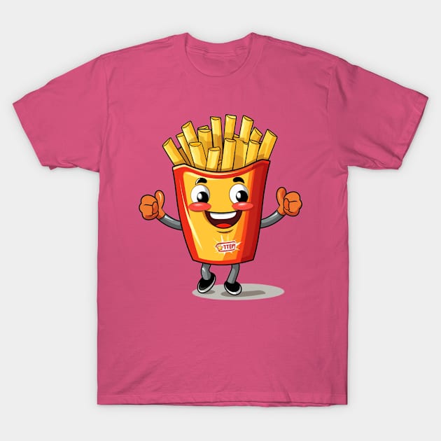 kawaii french fries T-Shirt cute  gilrl T-Shirt by nonagobich